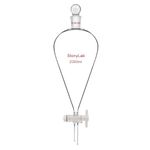 StonyLab PTFE Stopcock Separatory Funnel 2 L, Borosilicate Glass Heavy Wall Conical Pear-Shaped Separatory Funnel Separation Funnel with 24/29 Joint