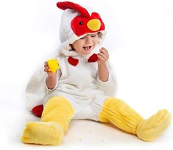 Baby Chicken Costume, Infant Animal Onesie, Toddler Cosplay Boy Girl 23T