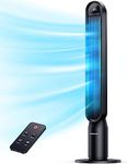 VAGKRI 42 Inch Tower Fan Oscillating Tower Fan with Remote, 3 Modes, 4 Wind Speeds, 15H Timers, 90° Oscillation & 135° Vertical, Standing Fans for Home Bedroom Living Room Office, Tower Cooling Fan