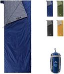 Naturehike Sleeping Bag – Envelope Lightweight Portable, Waterproof, Comfortable with Compression Sack - Great for 3 Season Traveling, Camping, Hiking, Outdoor Activities (XL-Navy Blue)