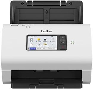 Brother ADS-4900W High Speed A4 Advanced Document Scanner, White