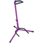 Stagg SG-A100PP Tripod Guitar Stand with Folding Legs, Purple
