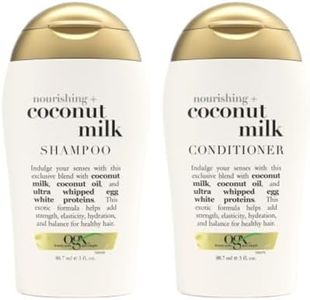 Nourishing Coconut Milk Shampoo & Conditioner Travel Size - 90ml Each