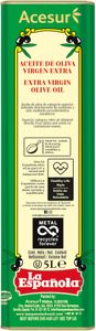 La Espanola Extra Virgin Olive Oil 5L – Cold Pressed Spanish Oil