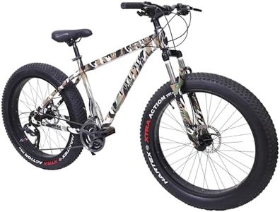 FitTrip Mutant Fatbike | 21 SPD Shimano Gears | Clarks Dual Disk Brakes | Hydrographic Paint | Lifetime Frame Warranty | U.S. Army Edition