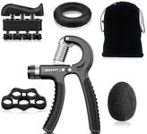 ULTRINA Hand Grip Strength Trainer, Hand Grip Strengthener with Counter, Adjustable Resistance 5 to 60 kg, Non-Slip Gripper, Perfect for Athletes & Hand Exercising