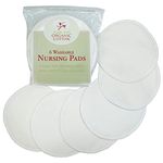 American Baby Company 11008 TL Care Organic Cotton Nursing Pads, 6-Pack (Natural)