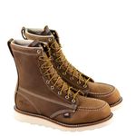 Thorogood Men's American Heritage Wedge Safety Toe Work Boot, Brown, 11 D US