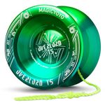 YOSTAR Yoyo Professional Unresponsive Yoyo for Kids and Adults, Metal Yoyo T5 Bind Return Trick Yoyo, Dual Purpose Yoyo with Responsive Yoyo Bearing for Beginner + Yo Yo Storage Bag + 12 Yoyo Strings