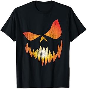 Citrouille en détresse Jack O Lantern Halloween Design T-Shirt