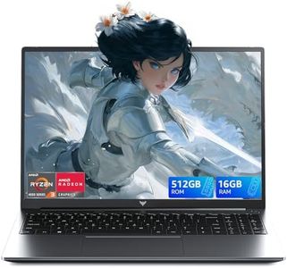 Tivique Ordinateur Portable 15,6" FHD | 4300U (jusqu'à 3,7 GHz) Surpasse 3500U/3200U/N150/N95, 16 Go RAM 512 Go SSD, Wi-FI 5 | Idéal pour Bureau & Études