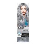 Colour-Freedom Gloss Pro 150ml Storm Grey Semi-Permanent Hair Colour - Ultra-Vibrant Vegan Colour Mask with PurePlex | Ammonia Free Colour Lasts Up To 6-10 Washes