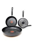 T-fal’s Elite Nonstick Skillet Set, 3-piece