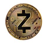 Craftbia® Z Cash Coin Made of Real Metal Gold Plated Crypto Coin with Plastic Display Stand