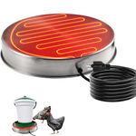 H&G lifestyles Poultry Drinker Heater Base for Chicken Water Heater for Winter Deicer Heated Base