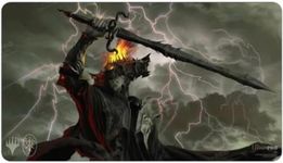 Ultra PRO - The Lord of The Rings: Tales of Middle-Earth Playmat Featuring: Sauron for Magic: The Gathering, Protect Cards During Gameplay, Use as Mousepad, & Desk Mat