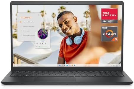 Dell Inspiron 15 3535 Notebook 15.6 inch FHD+ (1920 x 1080) Laptop, AMD Ryzen 5 7520U Processor, AMD Radeon Graphics, 8GB RAM, 512GB SSD, Windows 11 Home, Italian Keyboard, Nero