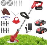 Cordless Strimmer Metal Blade 21V Electric Grass Trimmers for Makita Battery, 90° Head pivots, Retractable, 6in Cutting Diameter for Garden, Lawn Mowing