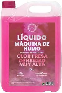 Plantawa Líquido Máquina de Humo 5 Litros: Densidad Muy Alta Olor Fresa, Máquina de humo, cañon humo, fog machine, halloween holographic, halloween humo, Fuego Artificial y fuegos artificiales cohetes