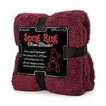 Snug Rug Special Edition Blankets Luxury Sherpa Fleece 127 x 178cm (50" x 70") Sofa Throw Blanket (Plum)