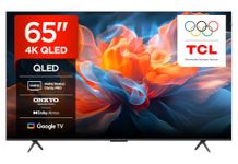 TCL 65T8C-UK 65 Inch 4K 144Hz Gaming QLED Onkyo 2.1 Dolby Atmos Google TV with Dolby Vision & HDR 10+ BBC iPlayer (2025 Model)