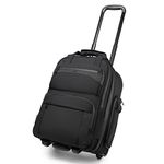 OZUKO Underseat Carry on luggage Bag for Airplanes 18 x 14x 8,Personal Item Bag for Spirit Airlines with Wheels, Black, Carry-On 18-Inch, Underseat Carry on Luggage Bag for Airplanes 18 X 14x 8