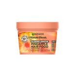 Garnier Ultimate Blends Pineapple Hair Food Multi-Use Mask, Glowing Lengths for Fine Hair, Up to 2X Less Split Ends, Boosted with Vitamins C, E, F, 400ml, No Artificial Colorants, Cruelty Free, Vegan
