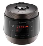 Cuckoo CMC-QSN501S, Q5 Superior 8 in 1 Multi Pressure Slow, Rice Cooker, Browning Fry, Steamer, Warmer, Yogurt, Soup Maker Stainless Steel, Made in Korea, Black