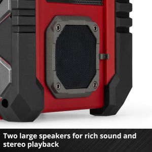 Einhell Cordless Site Radio – DAB+ FM Portable Speaker