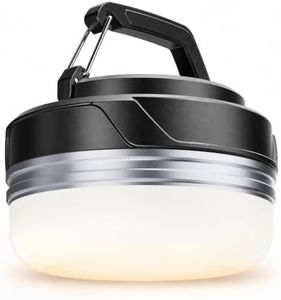 AODHGR Camping Lantern, USB-C Rechargeable Magnetic Light, Black