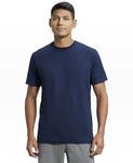 Jockey Men's Regular Fit Round Neck Half Sleeved T-Shirt 2714_Navy_M