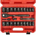 24-Piece 1/2" Drive Impact Socket Set