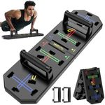 LALAHIGH Push Up Board, New 18 in 1 Push Up Bar, Upgraded ABS Pushup Stands with Drawstring Bag, Professional Pushup System for Chest, Tricep, Back, & Abs Workout, Portable Home Strength Training Equipment