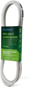 BlueStars 954-04077A Deck Belt - Fits 50 inch Deck Cub Cadet LT1050 XT1 LT50 Troy Bilt MTD Toro 112-0332 GT2100 GT2200 Lawn Mower - 954-04077 754-04077 754-04077A | Aramid Cord | 5/8" x 134"