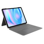 Logitech Combo Touch iPad Pro 13-inch (M4)(2024) Keyboard Case - Detachable backlit keyboard with kickstand, comfortable typing, multi-use mode - QWERTZ