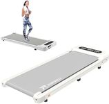 RUNFREELY Walking Pad Treadmill, 3-in-1 Under Desk Treadmill for Home Office, White