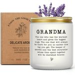 Grandma Gift Scented Candle Perfect Mother's Day Presents for Mimi Grammy Grandmom Grammie from Grandchildren Grandkids Granddaughter Grandson 70th 80th 90th Birthday Valentines Xmas Present