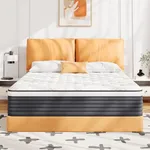 COOLMI King Mattress, 12 Inch, Pressure Relief, Protecting Spine, Silent Sleep, Soft and Comfortable Medium Firm Memory Foam, CertiPUR-US.