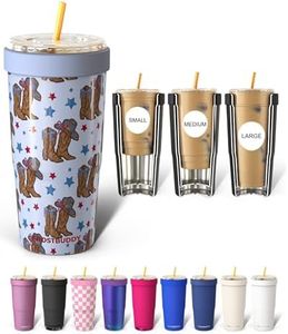 Frost Buddy Togo Buddy 30oz Stainless Steel Vacuum Insulated Tumbler To Go Coffee Cup – Iced Coffee Sleeve, Travel Mug, Thermal Cup for Hot & Cold Drinks, Dunkin Cup (All American Sweetheart)