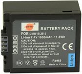 DSTE® DMW-BLB13 Rechargeable Li-ion Battery for Panasonic Lumix DMC-G1 DMC-G2 DMC-G10 DMC-GF1 DMC-GH1 Camera as Panasonic DMW-BLB13E DMW-BLB13GK