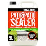 Ultima-Plus XP Patio Seal - Patio Sealer/Sealant for Indian Sandstone, Concrete, Paths, Patios, Slate and Brick - 10 Year Long Lasting Results (5 Litres)