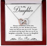 Luxoz to My Daughter Necklace Gift 