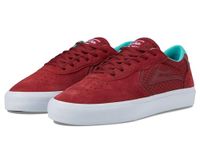 Lakai Atlantic Vulc Mens Skate Shoes - High Performance Skateboarding Shoes, Red Suede, 10 UK