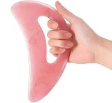 Large Gua Sha Massager,Body Gua Sha Massager,Guasha Tool Face,Leg Massager,Lymphatic Drainage Massage for Legs,Neck,Back,Face,Muscle Relaxation & Pain Relief, Removal of Fatigue(Pink)