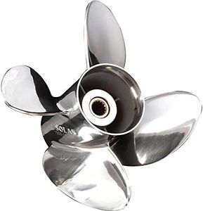 SOLAS 1553-140-21 HR Titan 4 Stainless Steel 4-Blade Propeller - RH, 14" Diameter x 21" Pitch