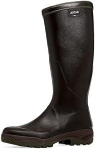Aigle Unisex Parcours 2' Wellington Boots, Brown, 7.5 UK