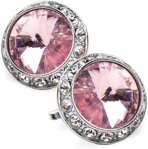 Vittorio Vico Gold & Silver Colorful Bling Cufflinks