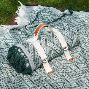 Genovega 2 in 1 Extra Large 80"* 80" Rug Picnic Waterproof Outdoor Beach Blanket Foldable Camping Mat Summer Camp Equipment Honeymoon Stuff Hawaii Essentials Hunting Accessories Car Set Women Gifts