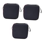 Milisten 3pcs Dvd Storage Bag Player Storage Bag Optical Disk Drive Pouch Drive Reader Case Portable Bag for Data Cables Carry Bag Dsl Cable Drive Player Case Zip Drive Power Usb Travel Eva