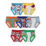 Disney Handcraft Little Boys Pixar 7 Pack Brief, Multi, 4T